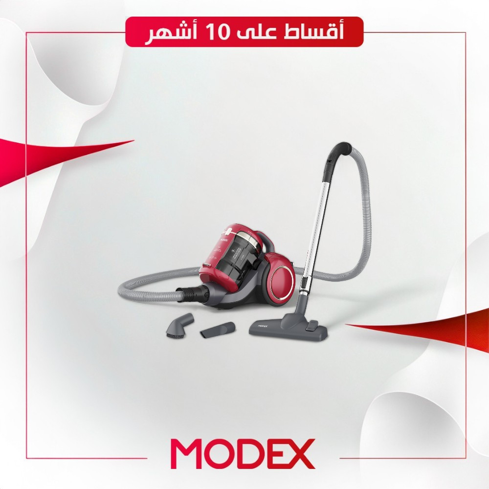 مكنسة بطحية من Modex موديكس - VC9096 - احمر