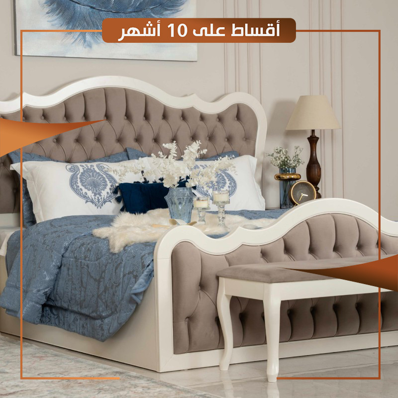 غرفة نوم نفرين ثمانية قطع موديل جراند [GRAND] - inHouse