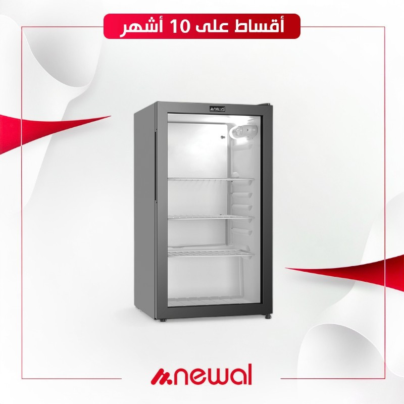 ثلاجة نوال عارضة صغيرة - 6 قدم - BTL-91 - 05 - سلفر