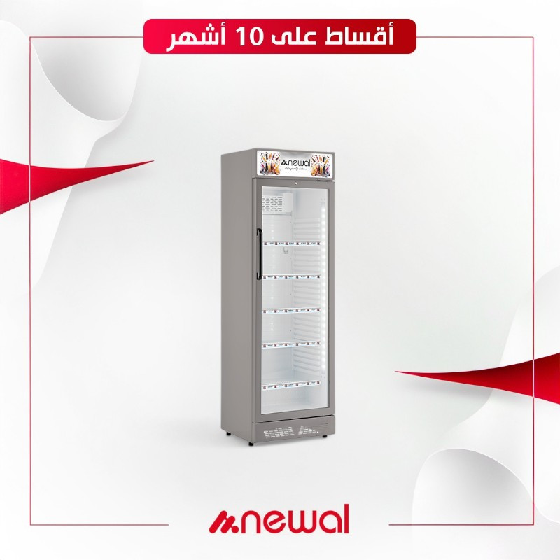 ثلاجة نوال عارضة - 20 قدم - BTL-381 - 05 - سلفر