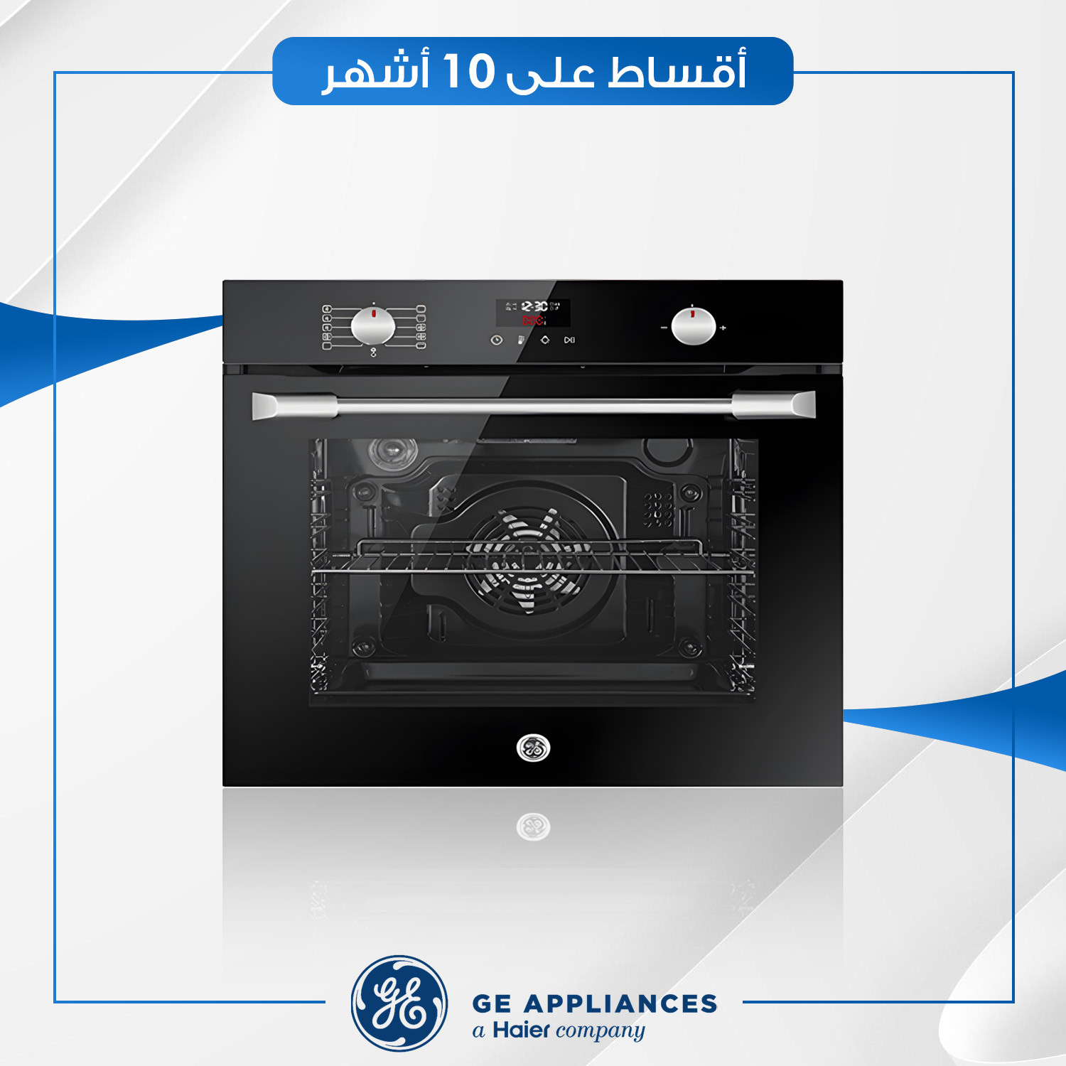 فرن كهربائي داخلي (بلت-ان) GE جنرال الكتريك -   - GBMC3761ABG - اسود