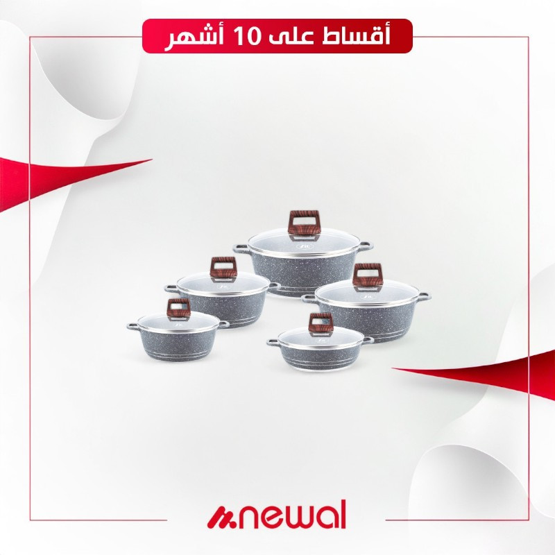 ZCS-7106 طقم طناجر الومنيوم